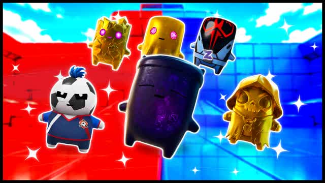 RED VS BLUE HUNTER MOTION 🔴🔵 — Fortnite Creative map cover art