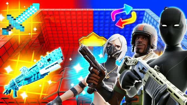 ملطوخ RVB🔴Vs🔵الاحمر ضد الازرق — Fortnite Creative map