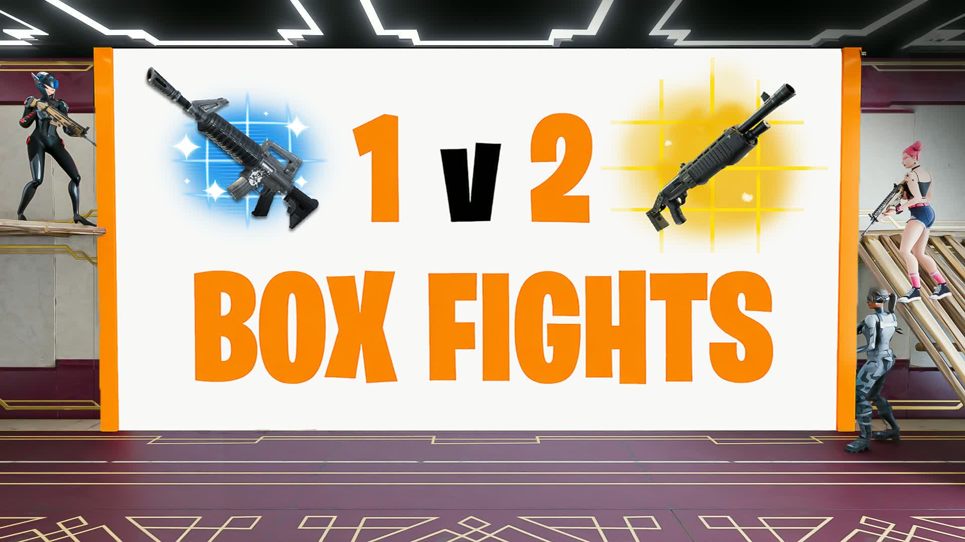 PANDVIL BOXFIGHT (1V2) 📦 — Fortnite Creative map