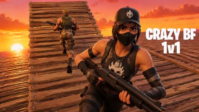 CRAZY BF 1v1 — Fortnite Creative map