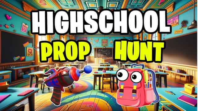 HIGHSCHOOL PROP HUNT📚 — Fortnite Creative map