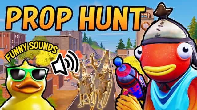 TILTED PROP HUNT — Fortnite Creative map cover art