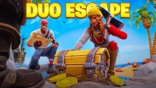 ESCAPE DUO 🧠 — Fortnite Creative map