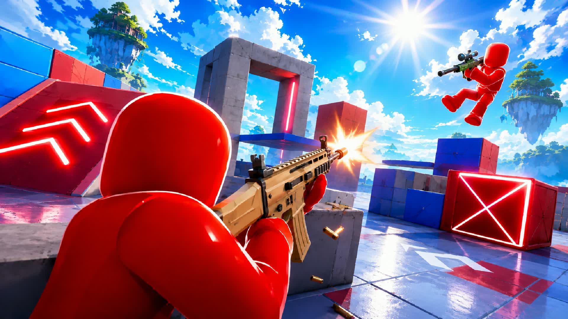👑 SPRITES 👑 RVB RED VS BLUE — Fortnite Creative map