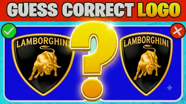 U Can GUESS THE LOGO ? — Fortnite Creative map cover art