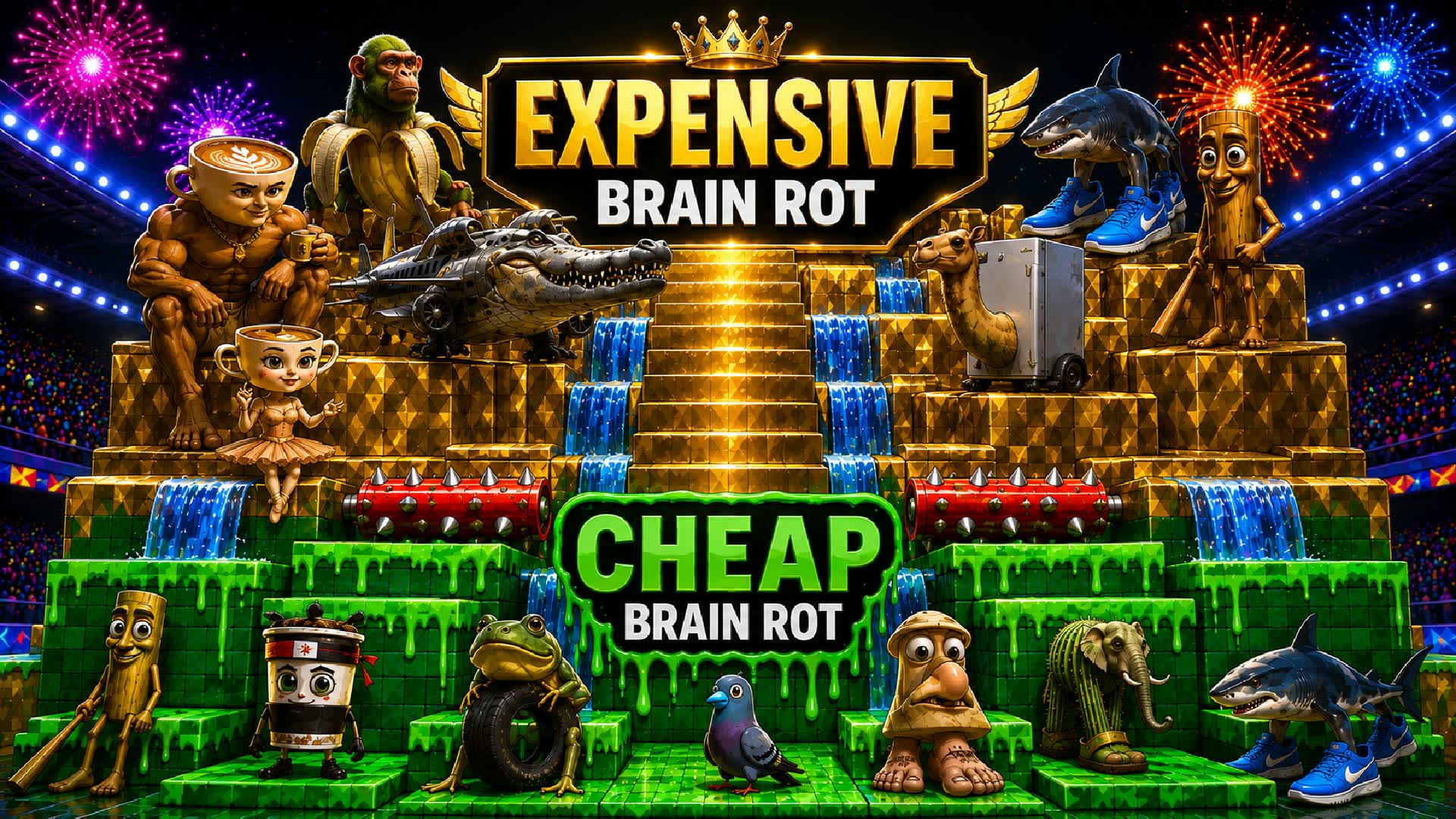Jump Fly For Brainrots — Fortnite Creative map