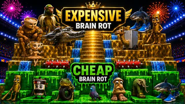 Jump Fly For Brainrots — Fortnite Creative map