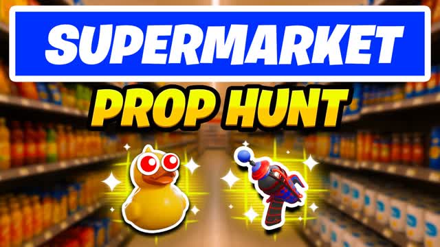 SUPERMARKET PROP HUNT AND HIDE AND SEEK — Fortnite Creative map
