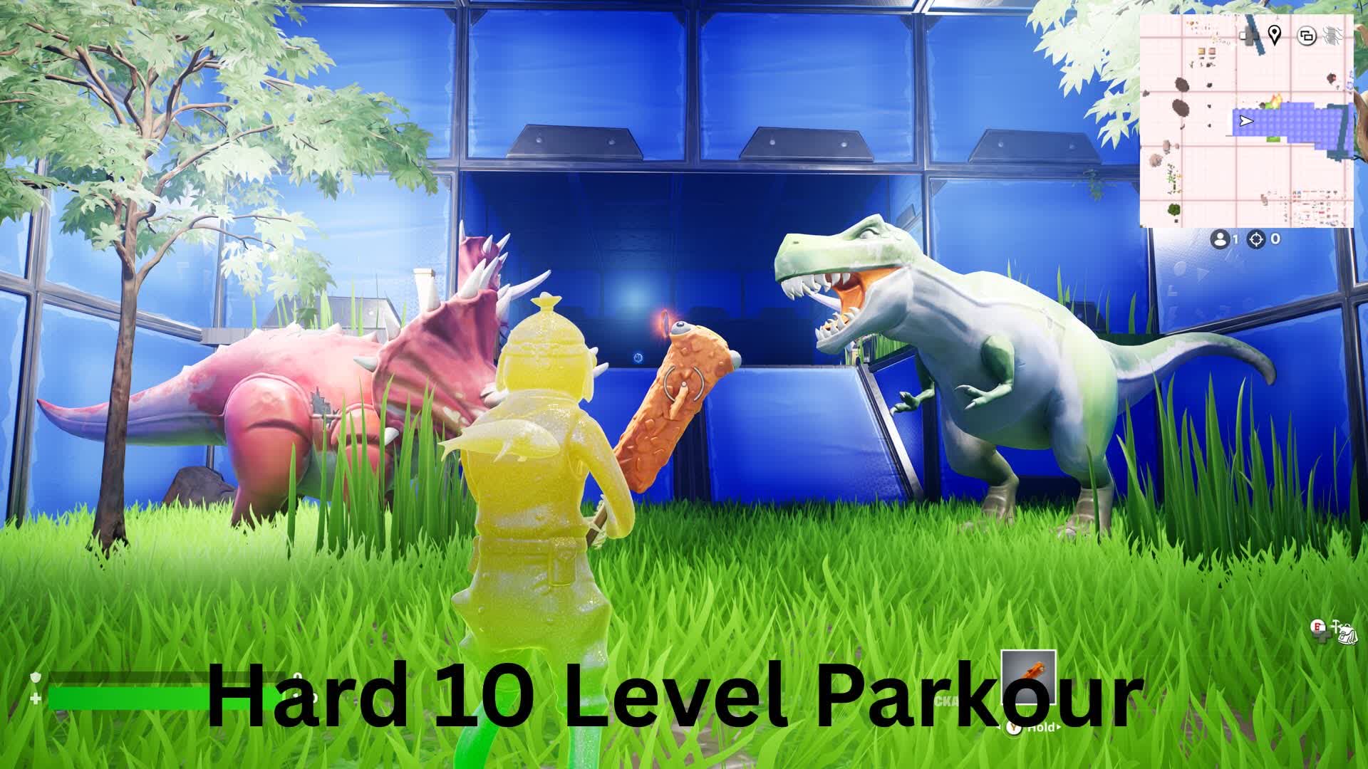Hard 10 lvl parkour — Fortnite Creative map
