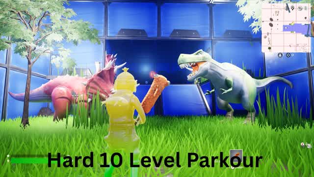 Hard 10 lvl parkour — Fortnite Creative map cover art