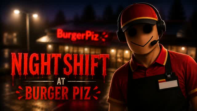 MIDNIGHT SHIFT AT BURGER PIZ[HORROR] — Fortnite Creative map