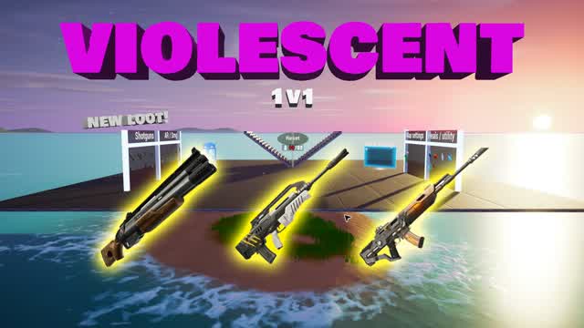 Violescent - 1 V 1 — Fortnite Creative map cover art