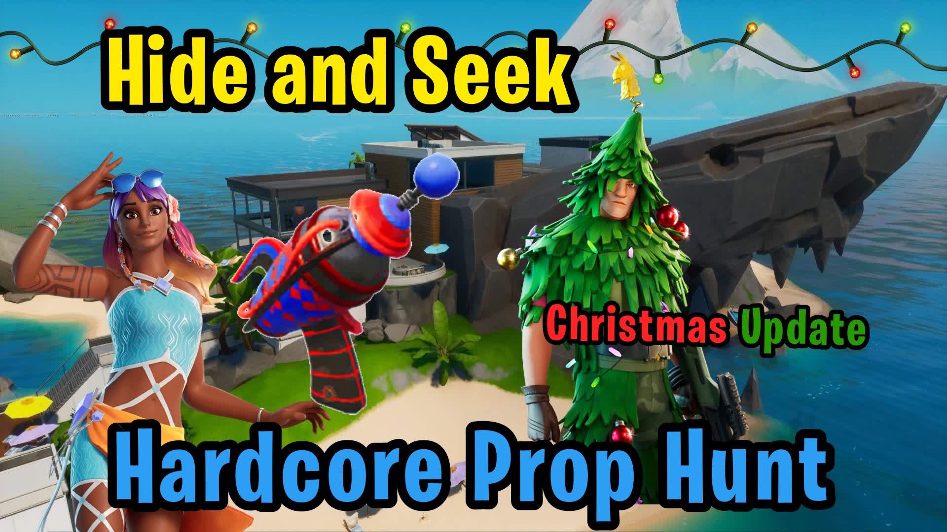 Hardcore Prop Hunt - Hide n Seek — Fortnite Creative map