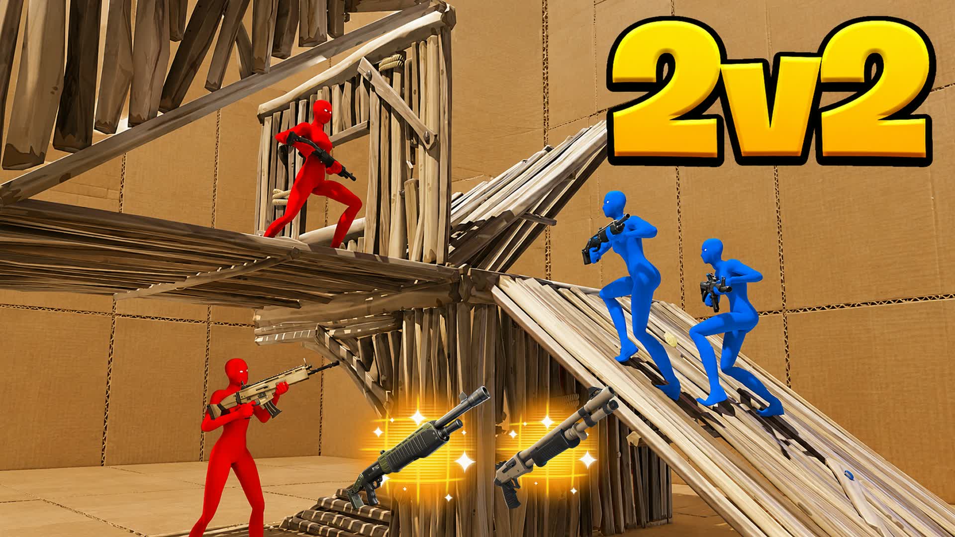 2v2 Box Fights 📦 — Fortnite Creative map