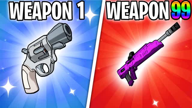TRENDING FREE FOR ALL GUN GAME!!! — Fortnite Creative map cover art
