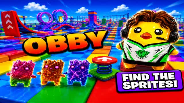 🌈SPRITES 150+ OBBY PARKOUR — Fortnite Creative map