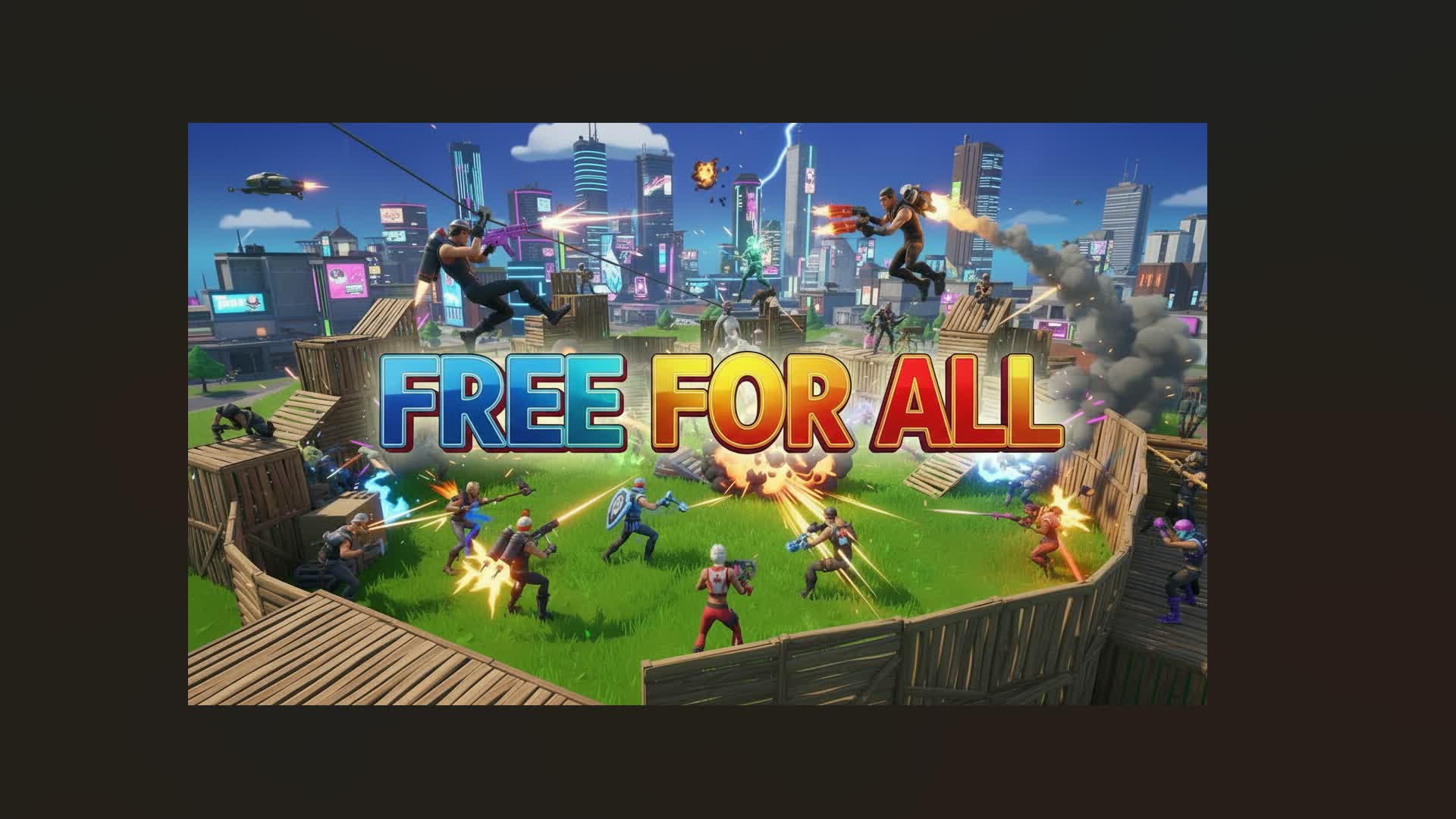Free For All Neo Tilted {Names off} — Fortnite Creative map