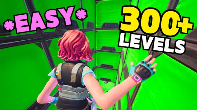 アスレチック PARKOUR DEATHRUN 300+ — Fortnite Creative map cover art