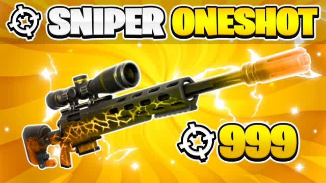 🎯 SNIPER ONE SHOT 🏝️ PARADISE — Fortnite Creative map cover art