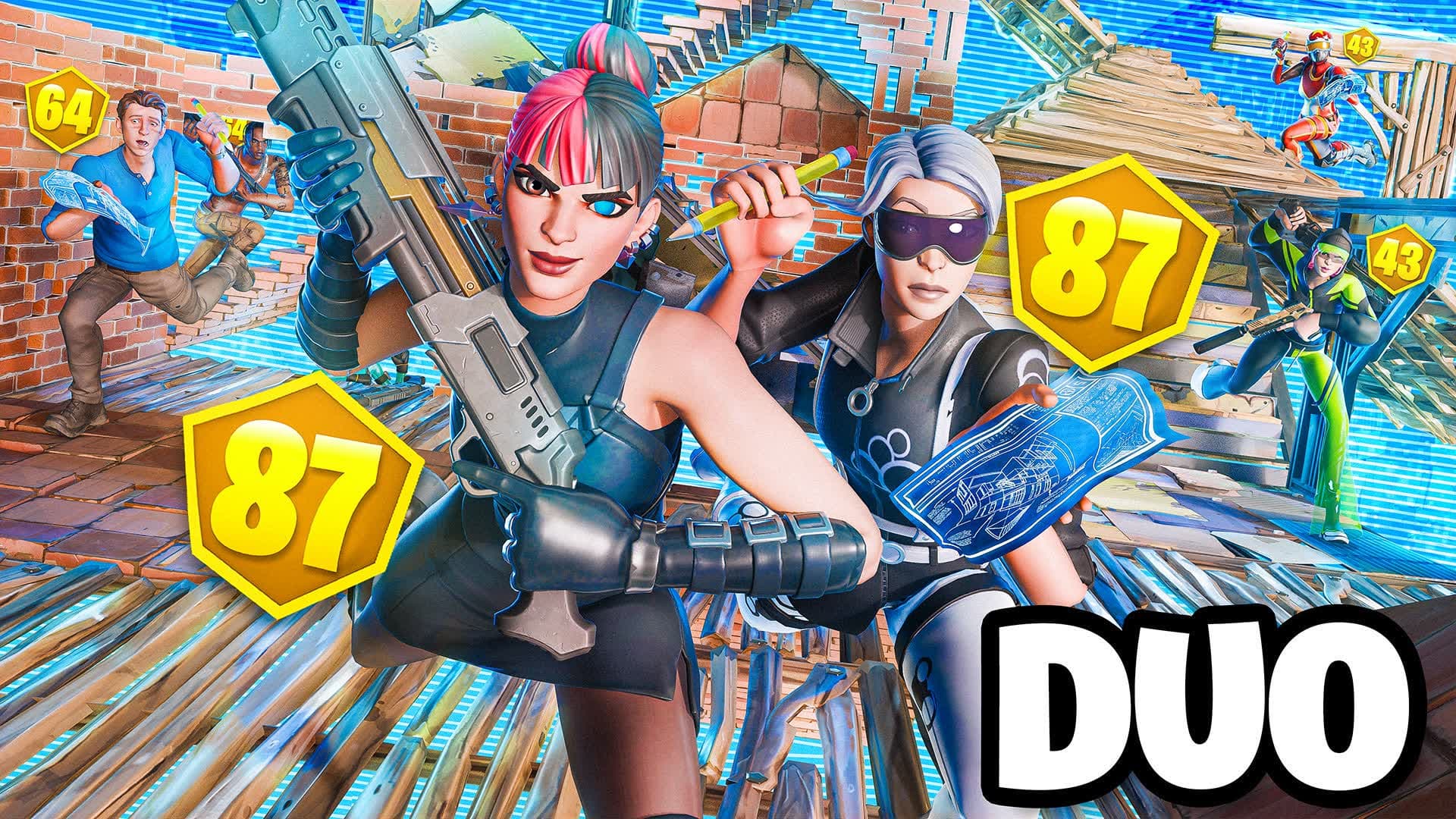 GANGSTERBRUDER 2V2 CUP TRAINING NEW — Fortnite Creative map