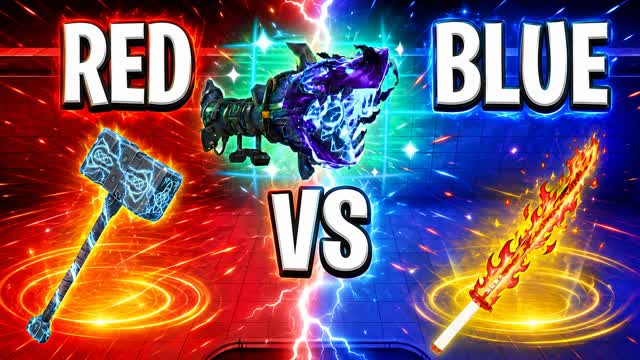 MEGA COMBAT RED VS BLUE 🔴🔵 — Fortnite Creative map