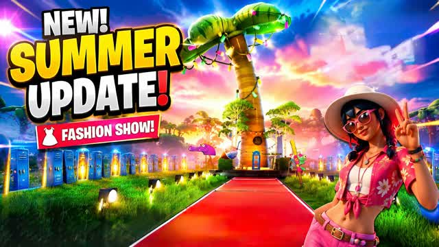 Eternal SUMMER Fashion Show — Fortnite Creative map cover art