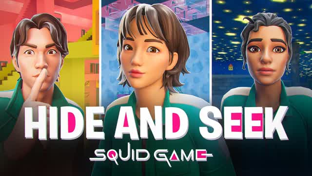 🦑 SQUID HIDE AND SEEK — Fortnite Creative map