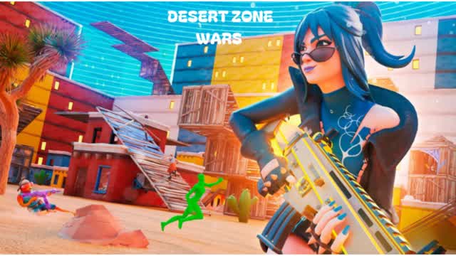 desert zone wars — Fortnite Creative map cover art
