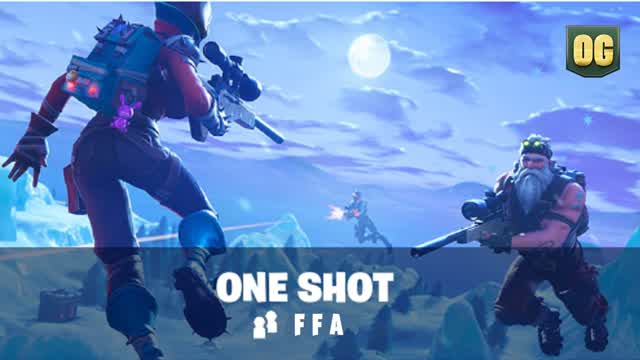 ONE SHOT 🎯 — Fortnite Creative map cover art