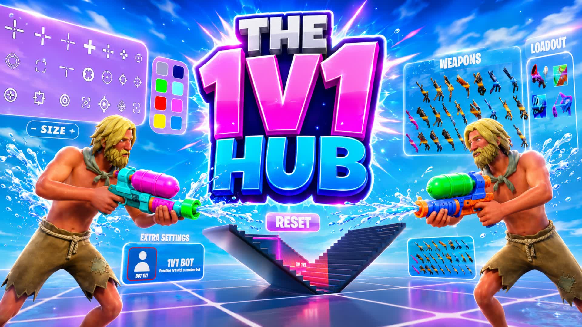 THE 1V1 HUB — Fortnite Creative map