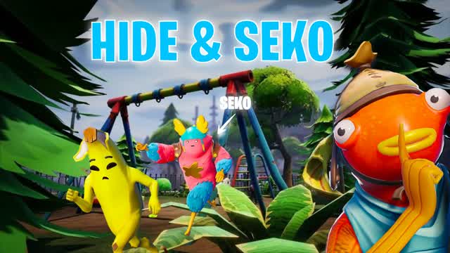 HIDE EN SEKO (100 PLAYERS) — Fortnite Creative map