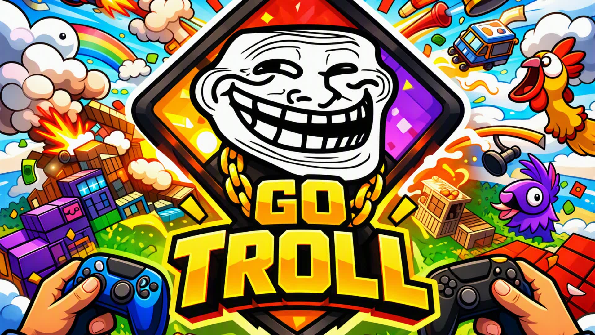 GO TROLL - ZONEWARS — Fortnite Creative map