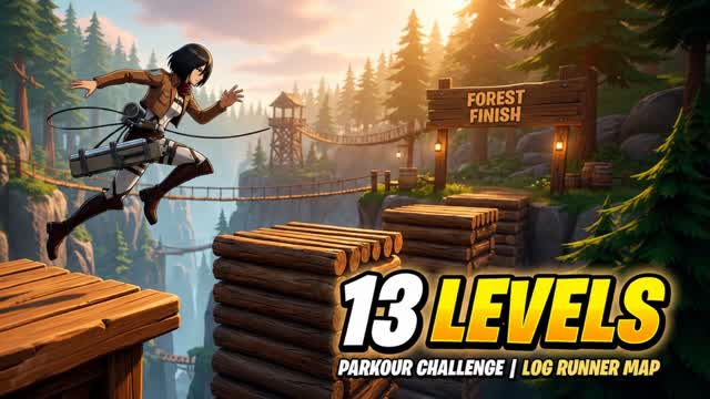 🔥 PARKOUR 7RBE 🔥 — Fortnite Creative map cover art