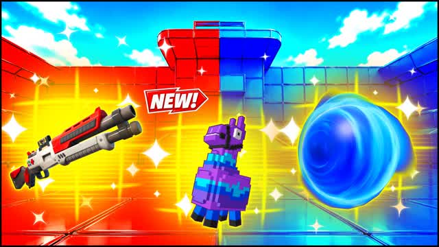 RED VS BLUE DRAFT PICK 🔴🔵 — Fortnite Creative map cover art