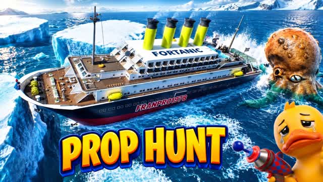 ESCONDITE FORTANIC PROP HUNT CACHE CACHE — Fortnite Creative map cover art