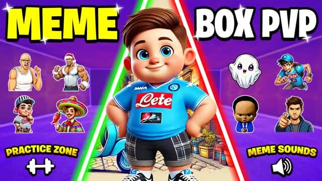 😅 MEME BOX FIGHT 📦 — Fortnite Creative map
