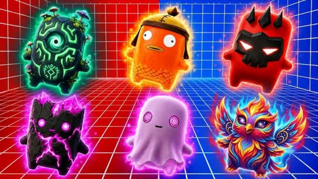 CRAZY RED VS BLUE UNC SUPER — Fortnite Creative map