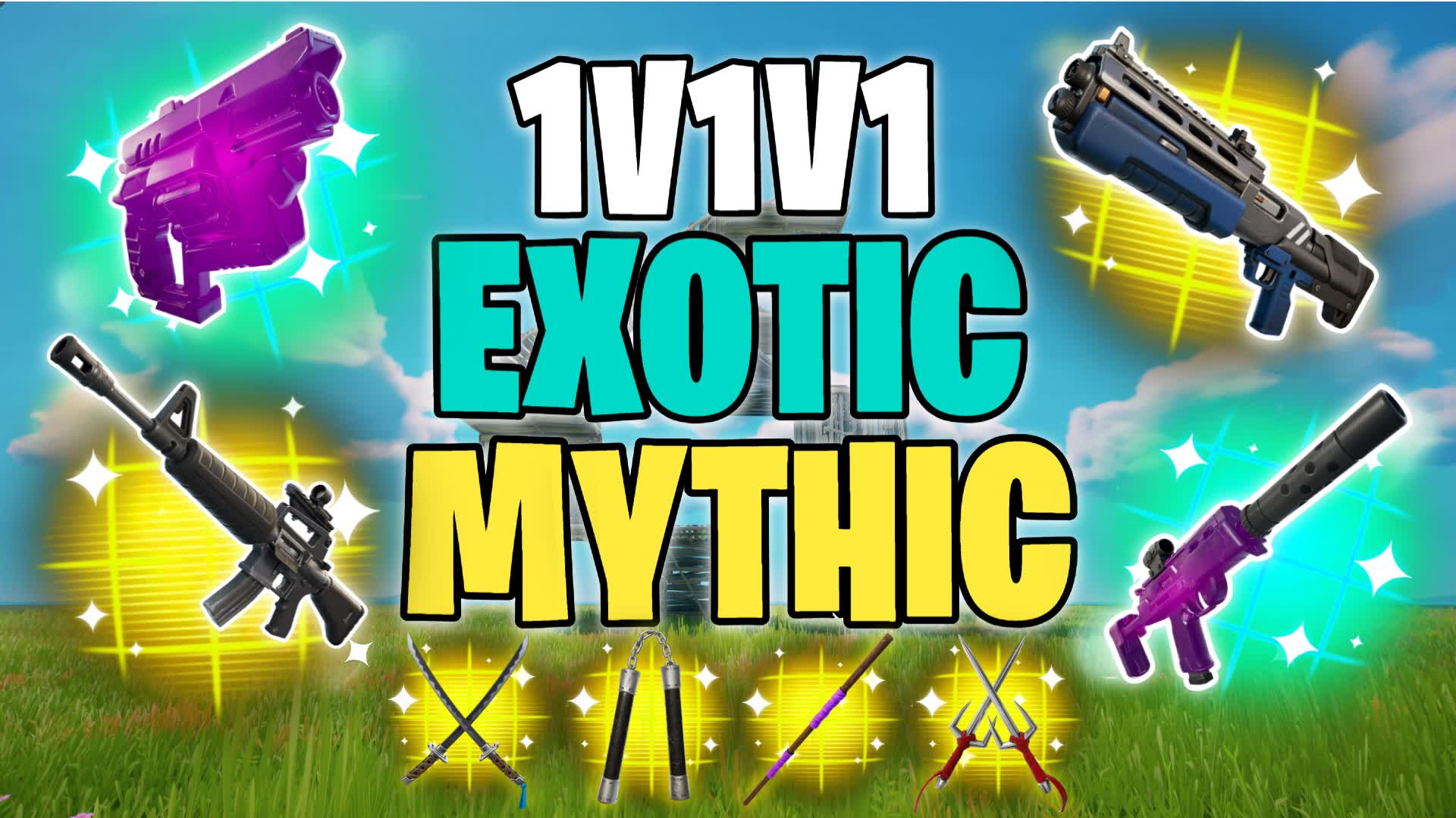 1v1v1 EXOTIC MYTHIC RELOAD OG FFA 1v1 — Fortnite Creative map