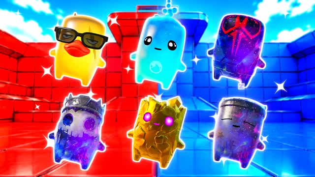RED VS BLUE AERIAL REACH 🔴🔵 — Fortnite Creative map