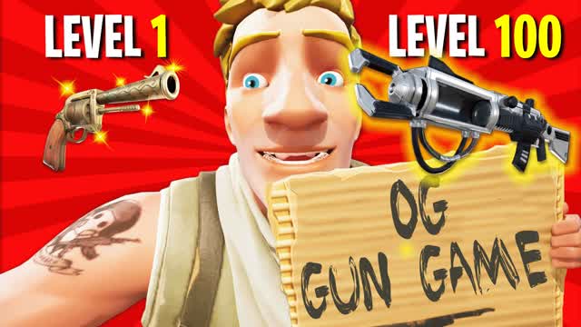 🚀OG GUN GAME — Fortnite Creative map cover art
