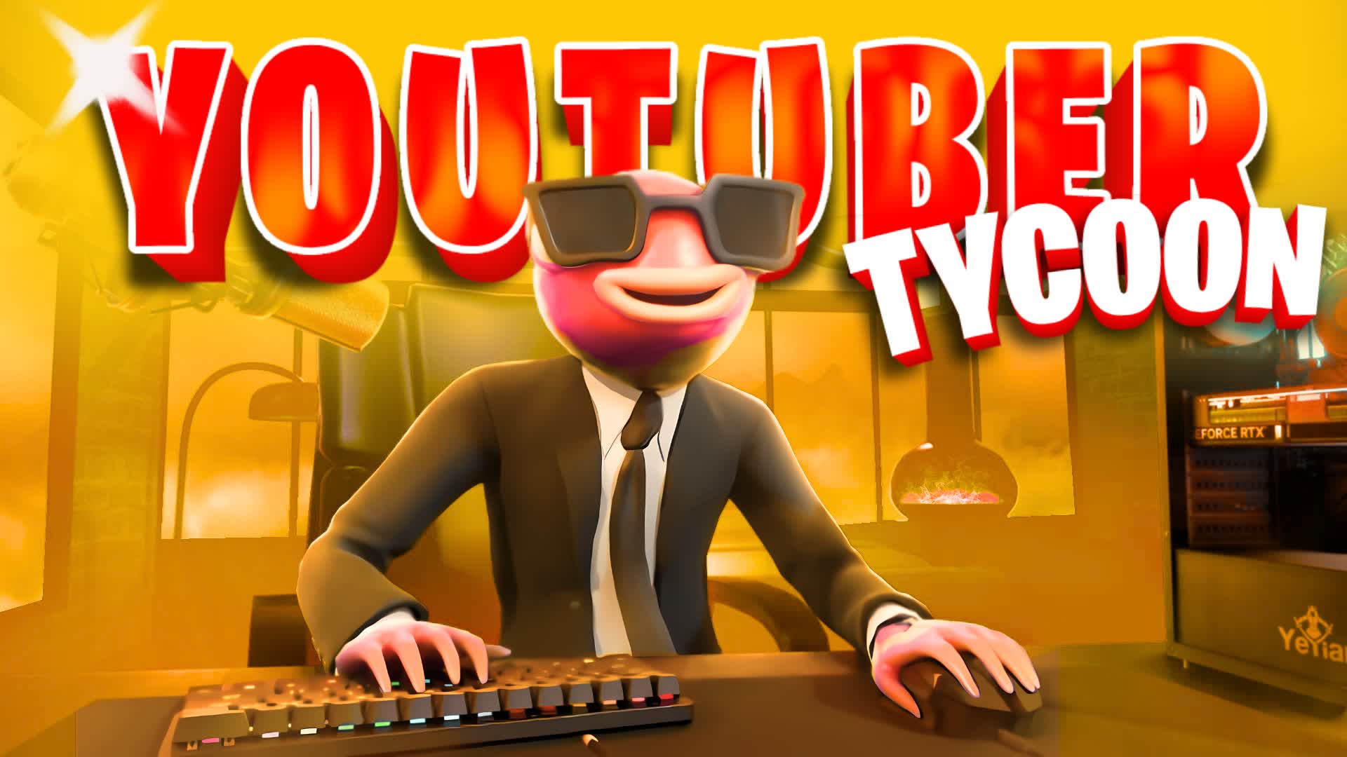 🔴 YOUTUBER TYCOON 4 — Fortnite Creative map