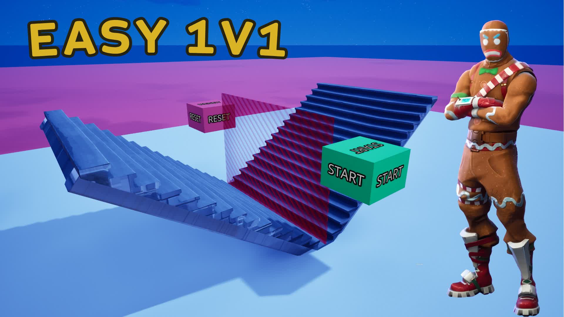 EASY 1V1 — Fortnite Creative map