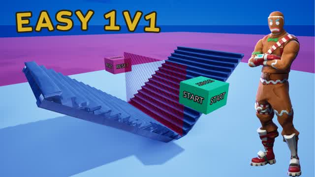 EASY 1V1 — Fortnite Creative map cover art