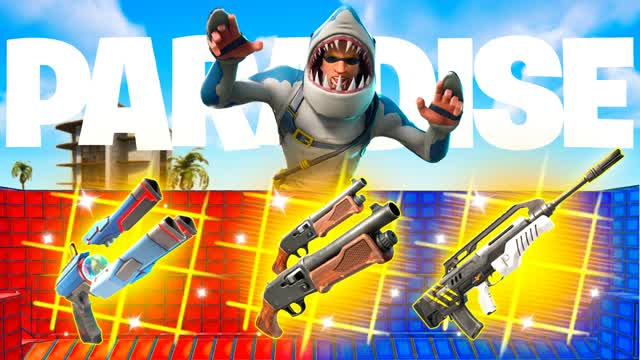 RED VS BLUE PARADISE PALMS🏝️ — Fortnite Creative map