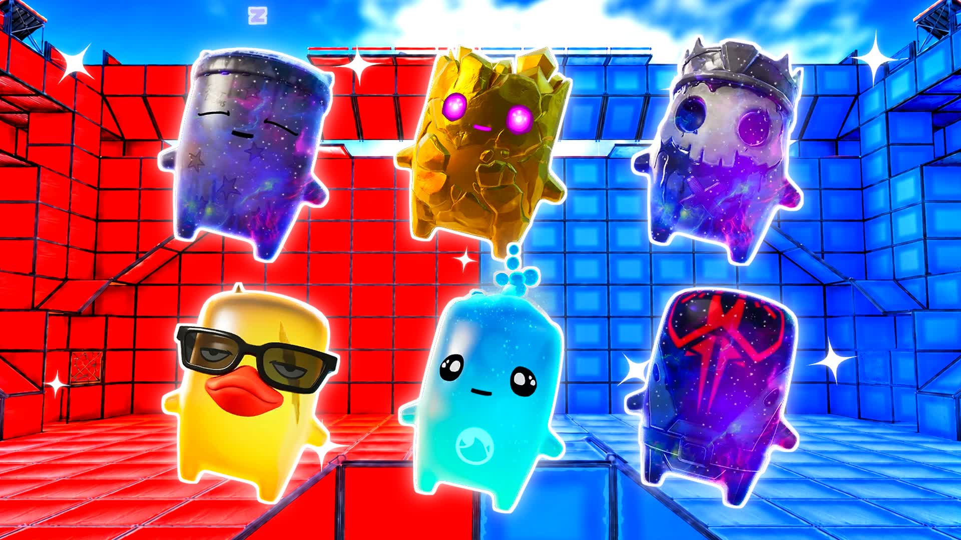 RED VS BLUE DARK HORSE 🔴🔵 — Fortnite Creative map