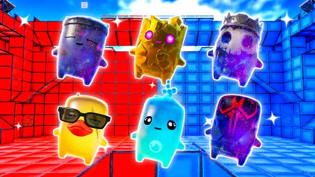 RED VS BLUE DARK HORSE 🔴🔵 — Fortnite Creative map cover art