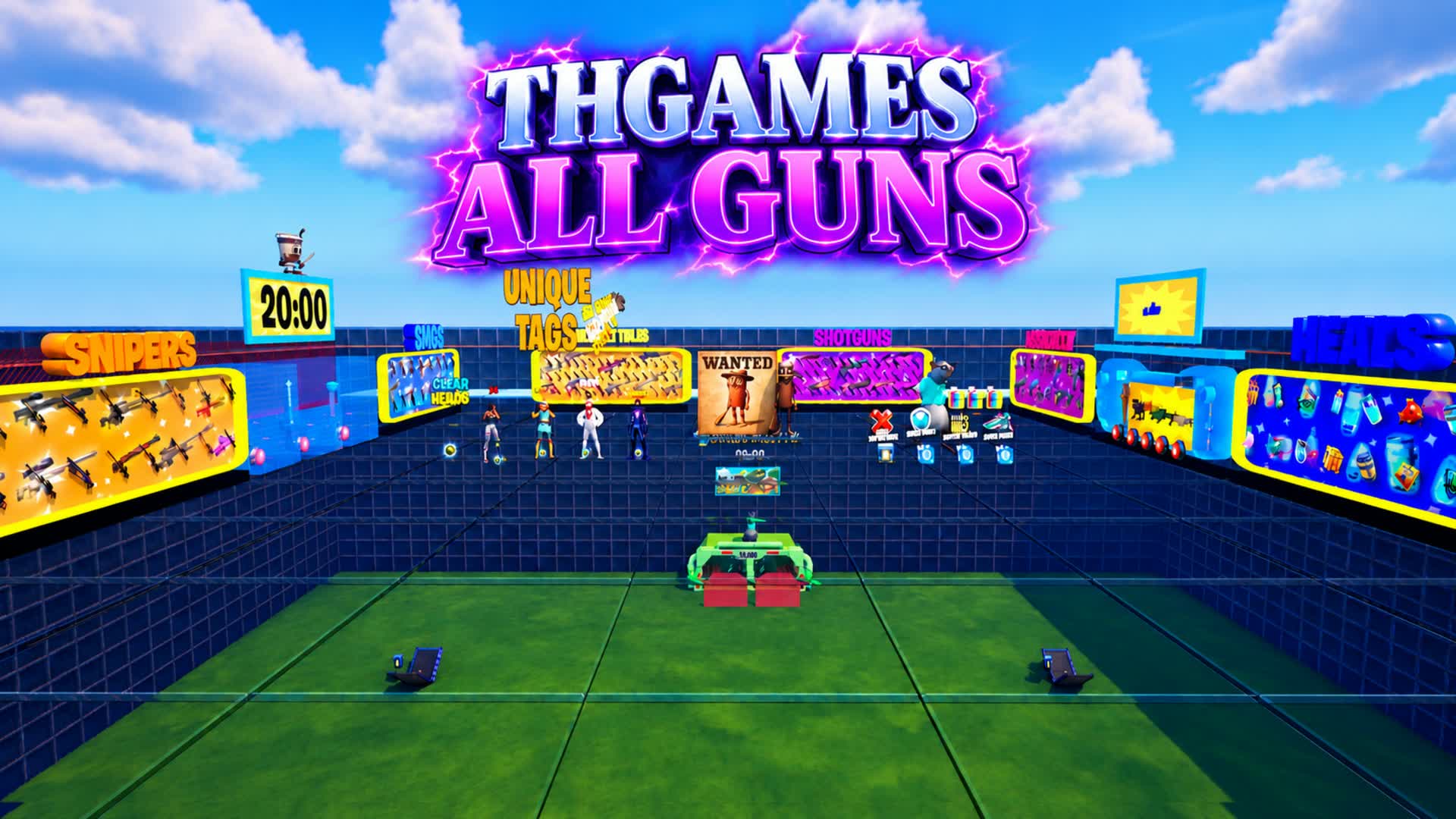 THGAMES ALL GUNS FFA — Fortnite Creative map