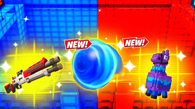 RED VS BLUE LIGHT WORK 🔴🔵 — Fortnite Creative map cover art