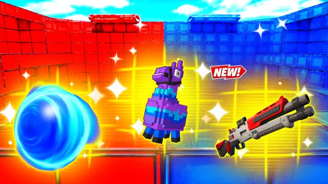 RED VS BLUE QUICKSTART 🔴🔵 — Fortnite Creative map cover art