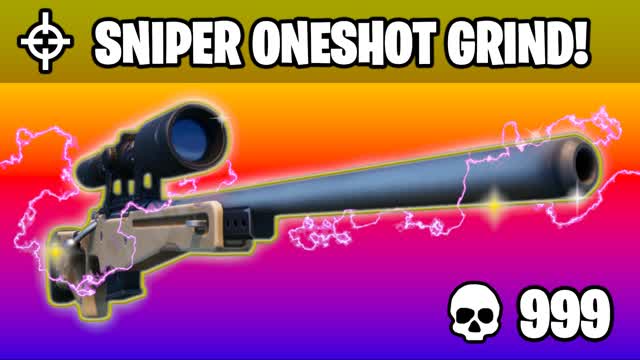 Sniper One Shot GRIND 💪 — Fortnite Creative map
